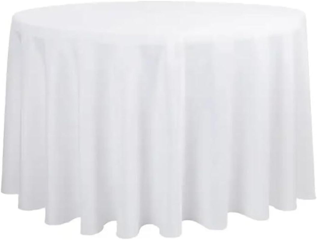 Anaado Ramadan Large Table Cloth for 14 Foot Table, Heavyweight, Long Table Cover for Buffet Table, Parties, Wedding, White, 90" X 132" image number 6
