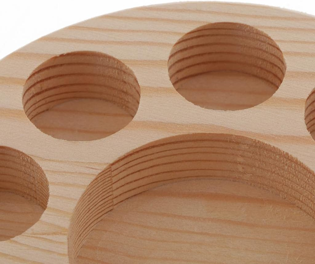 B Baosity Wooden Essential Display Stand Can Bottles