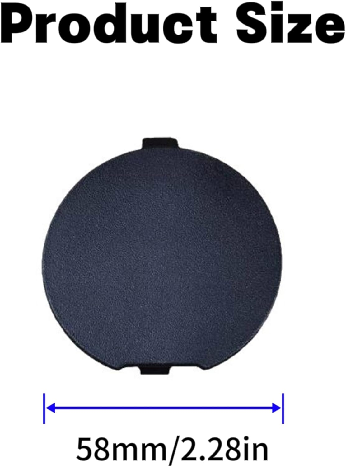 Rear Bumper Tow Hook Cover,Rear Trailer Cover,Black Rear Trailer Hook Eye Cap Cover,Trailer Hook Eye Trim Cover for Mazda 2020-2023 CX30,DHB450EK1 Dgh950El1,Replacement Trailer Cover Parts(1) image number 3