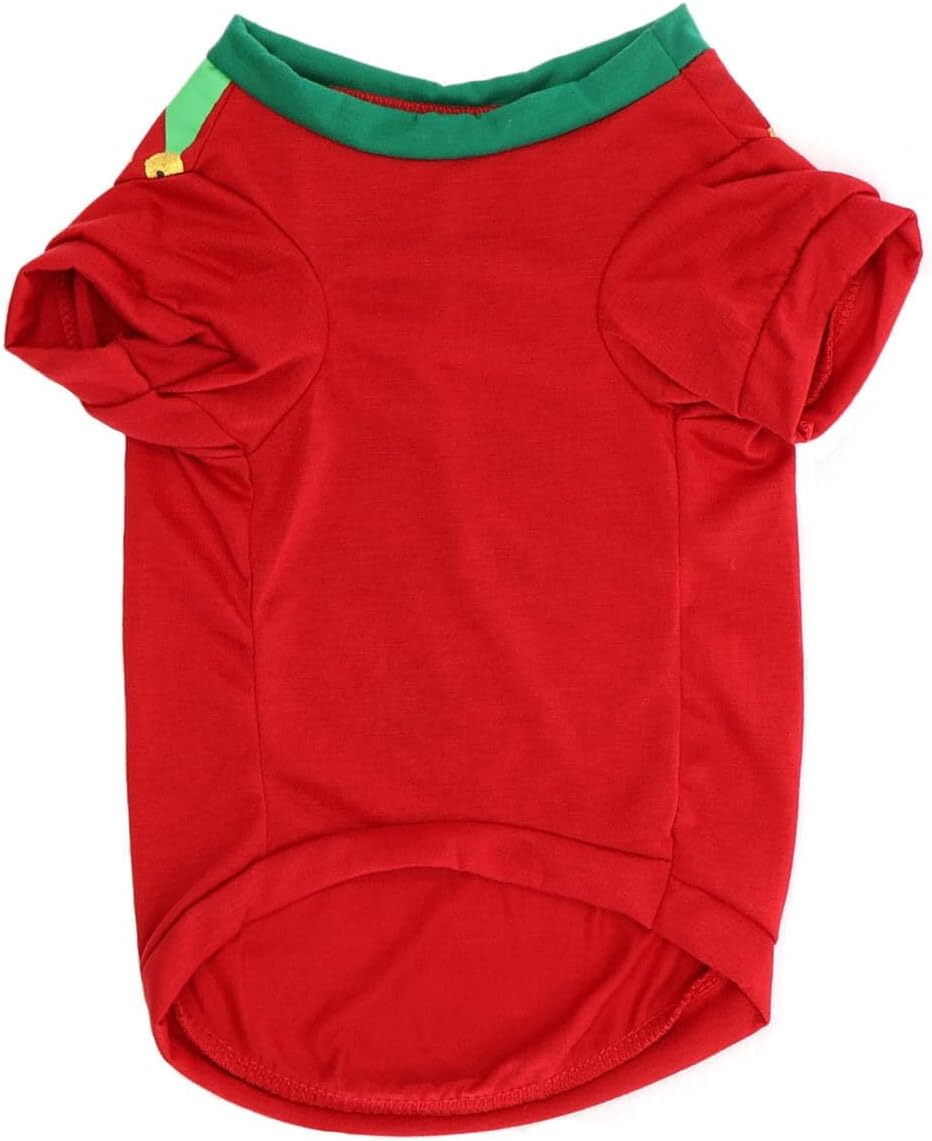 FIL Santa 'S Helper Christmas Dog Shirt Pet Costume Suit Festive Xmas Outfit XS S M [Size: XS] image number 1