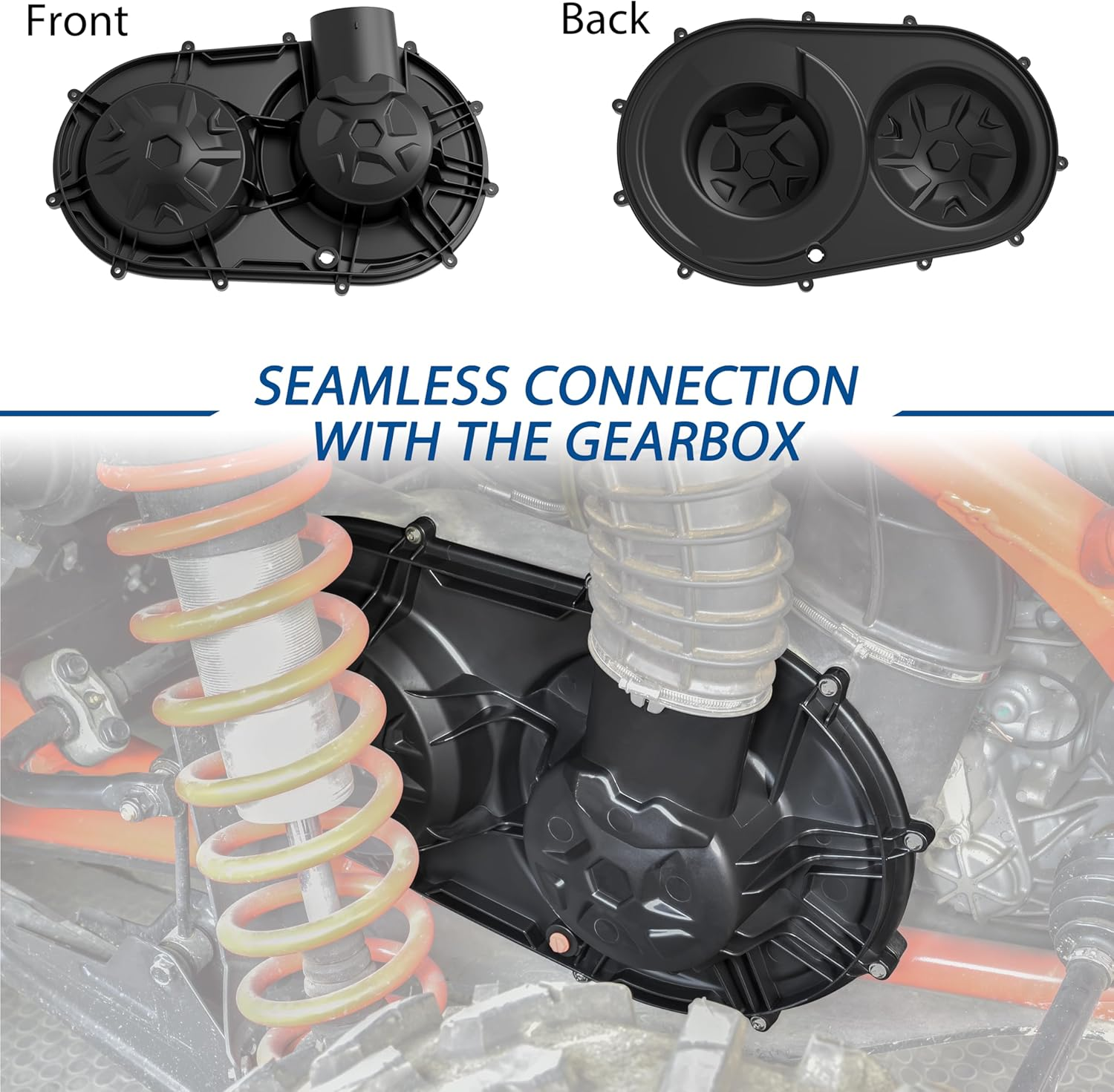SAUTVS CVT Clutch Cover Variator Clutch Housing Outer for Can-Am Maverick X3 Max 2017-2024 Accessories, Replace #420212508 image number 4