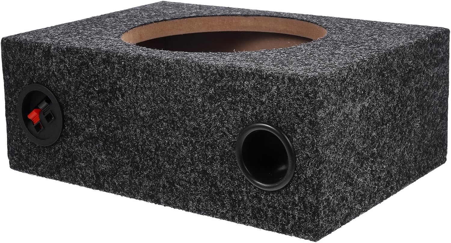 GANAZONO 8-Inch Wood Subwoofer Box with Sound-Absorbing Cotton, Portable Car Speaker Enclosure for Vehicle and Home Audio Upgrade image number 2