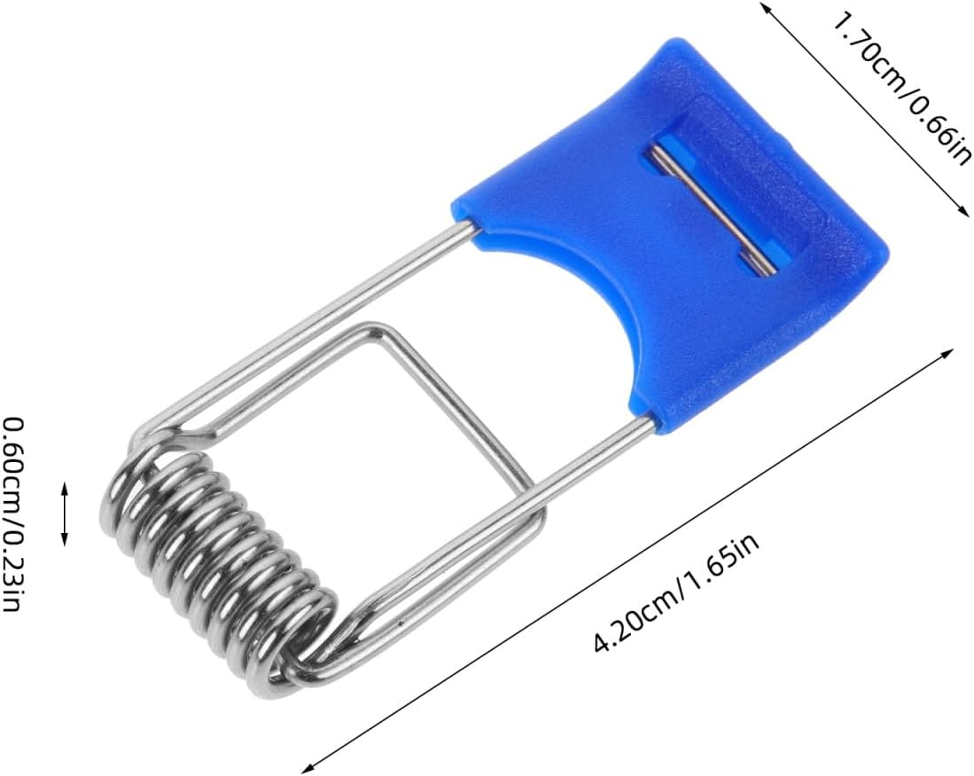 Housoutil Spring Snap Downlight Clips 100Pcs Recessed Light Retaining Springs for Panel Lamp Secure Fixing Indoor Lighting Accessories image number 6