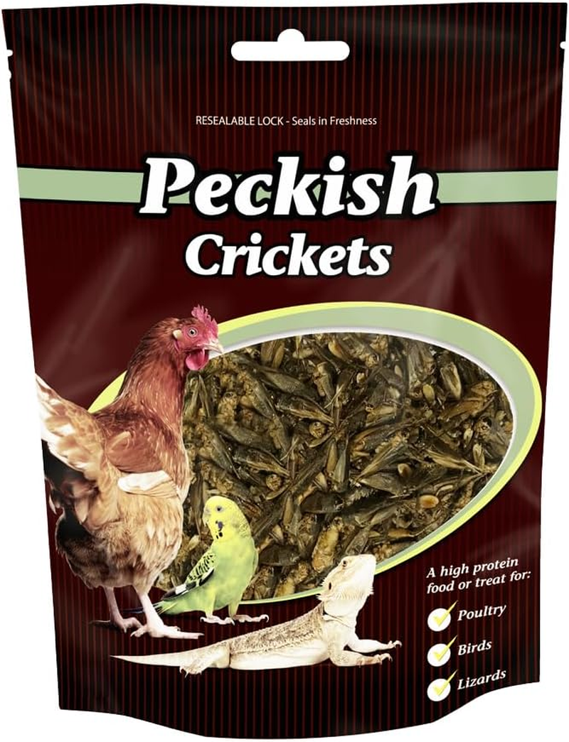 Peckish Dried Crickets, One Size