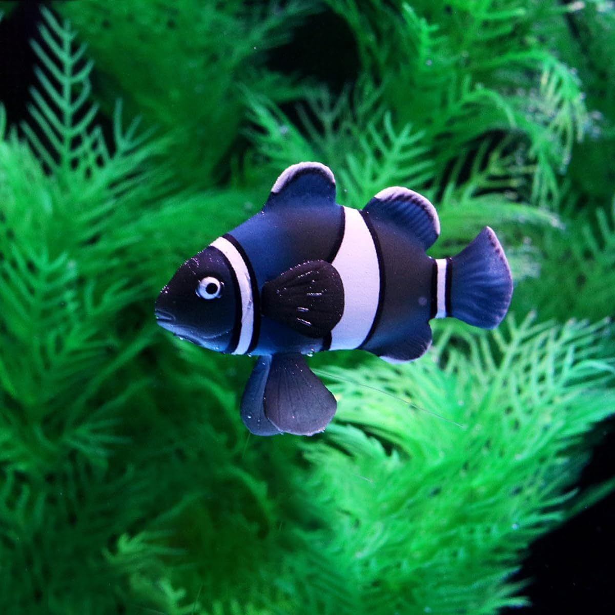 AIMALL 2PCS Artificial Floating Aquarium Fish Decorations Set, Silicone Betta Fish for Aquarium D&eacute;cor, Moving Small Fish Tank Ornaments for Betta Tanks, 6 Styles, 1.7-3.9 Inches image number 3