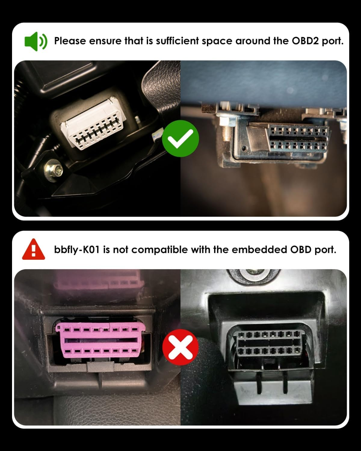 OBD Lock, Bbfly-K02 ODB Port Locking Tool, Car OBD2 Protector Device (K02) image number 3