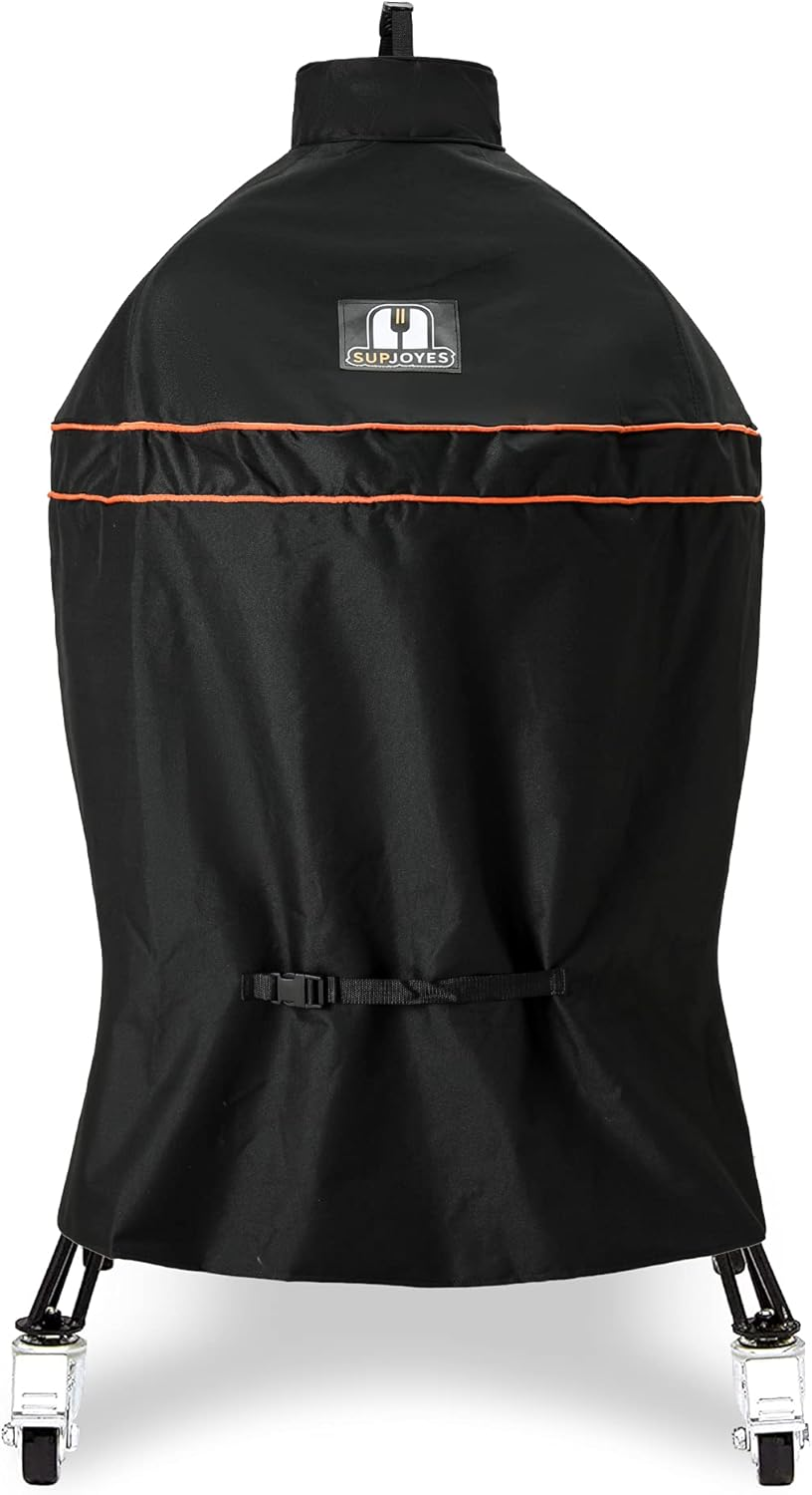 SUPJOYES Kamado Grill Cover for Kamado Joe Classic Charcoal Grills, Waterproof Heavy Duty Kamado Joe Grill Acccessories image number 3