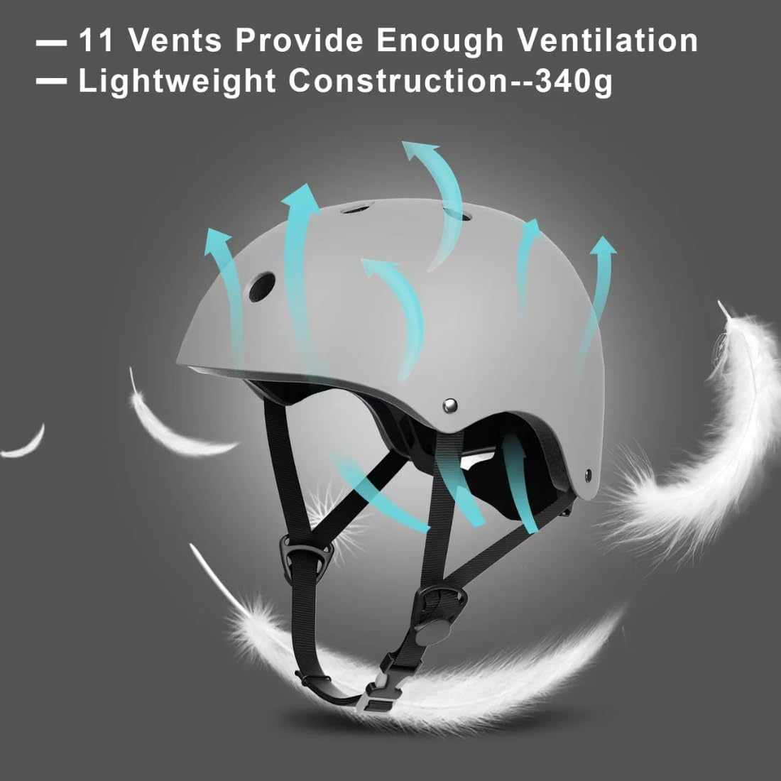 AHATECH Youth & Adult Bike Helmet - Lightweight Adjustable Helmet for Cycling, Skateboarding & Scooters, Multi-Sport Safety image number 4