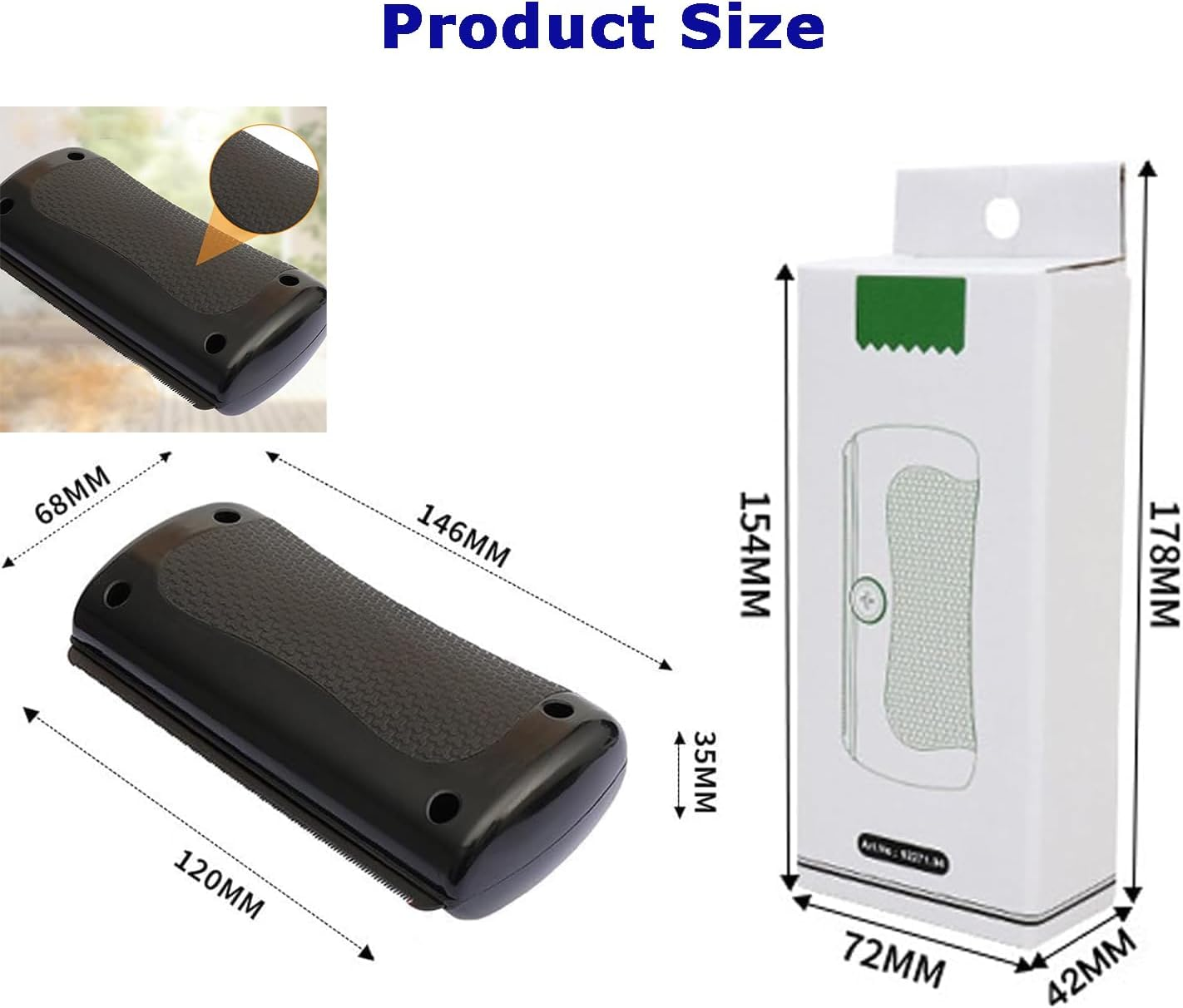 Groompro Deshedding Brush, Rhykin Brush for Pets, Shedding & Grooming Supplies, Pet Hair Removal Tool for Cats, Dogs, Rabbits, Horses image number 4