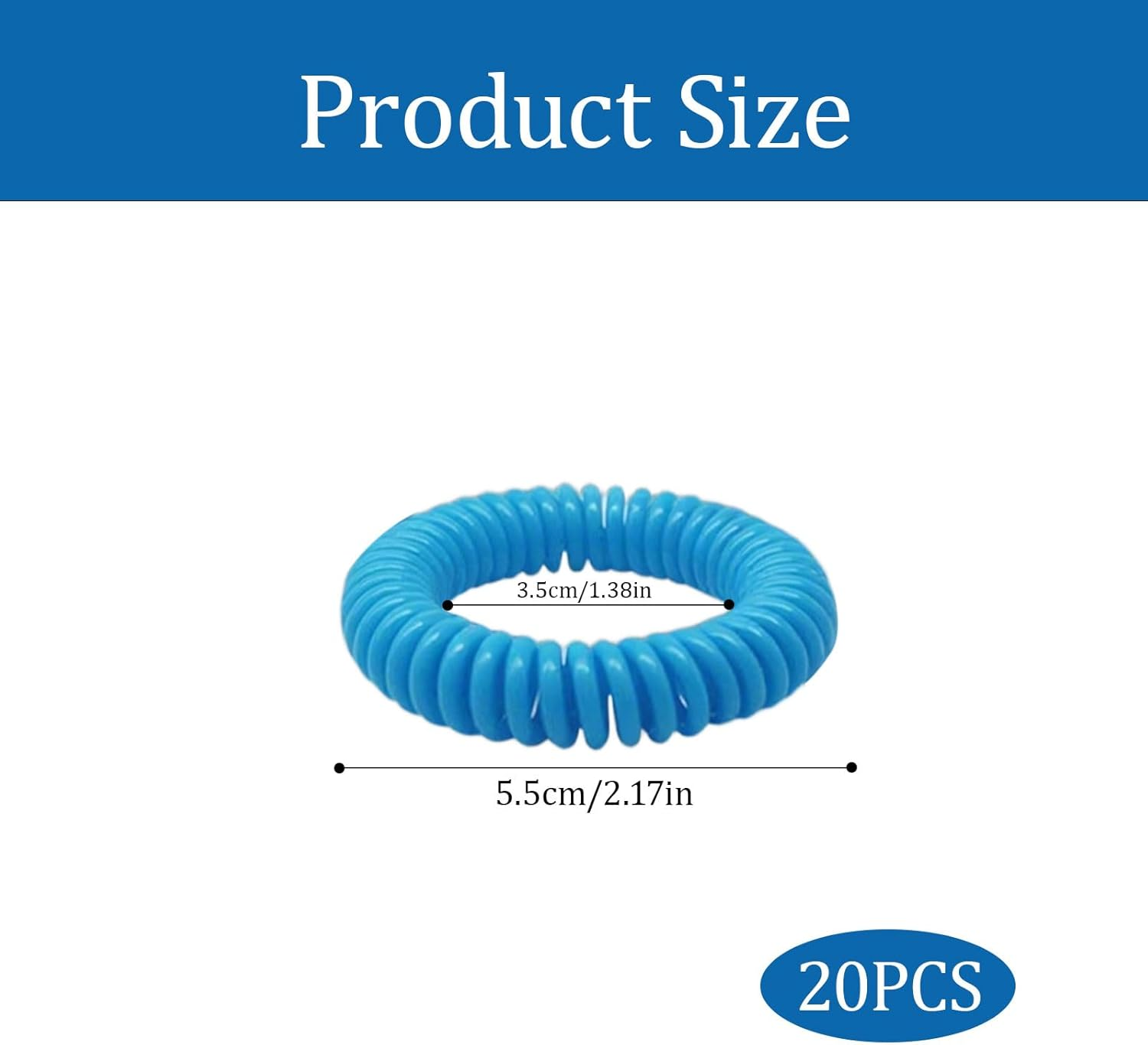 20Pcs Mosquito Bracelet, Deet Free Mosquito Bands, All-Natural Waterproof Repellent Wristbands, Suitable for Adults and Children, Indoor and Outdoor Camping, Travel, Swimming and Fishing image number 4