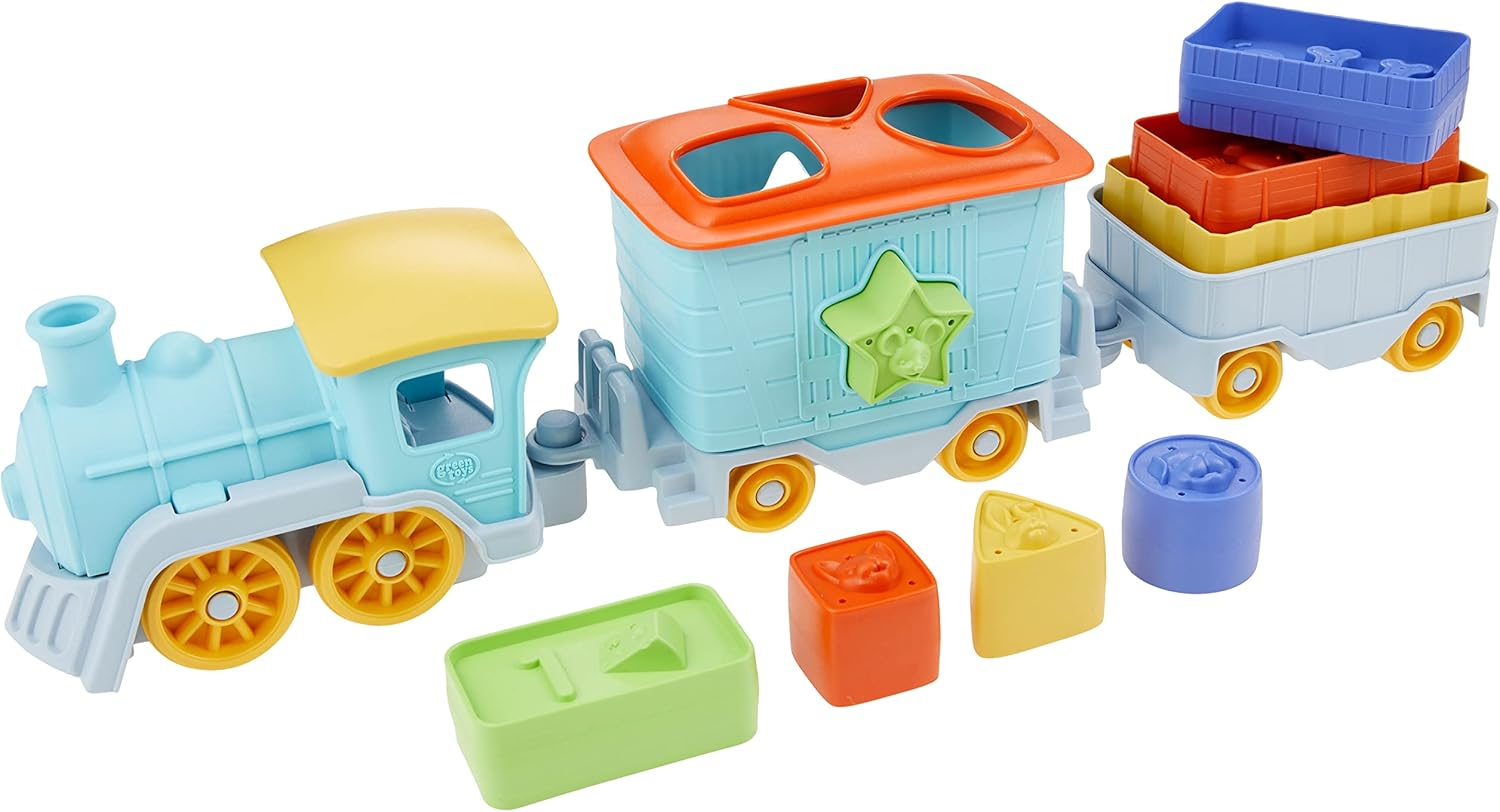 Green Toys - Stack & Sort Train image number 4