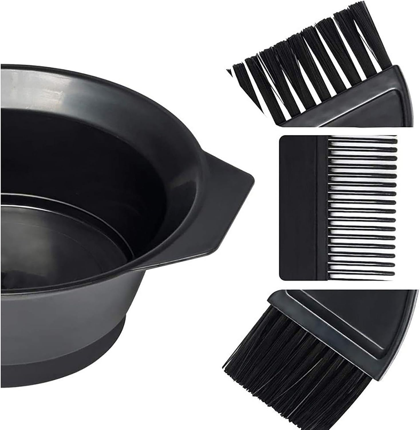 Professional Salon Hair Coloring Kit 4PCS | Non-Slip Dye Brush & Bleach Bowl Set | Salon-Quality DIY Hair Color Tools for Home image number 3