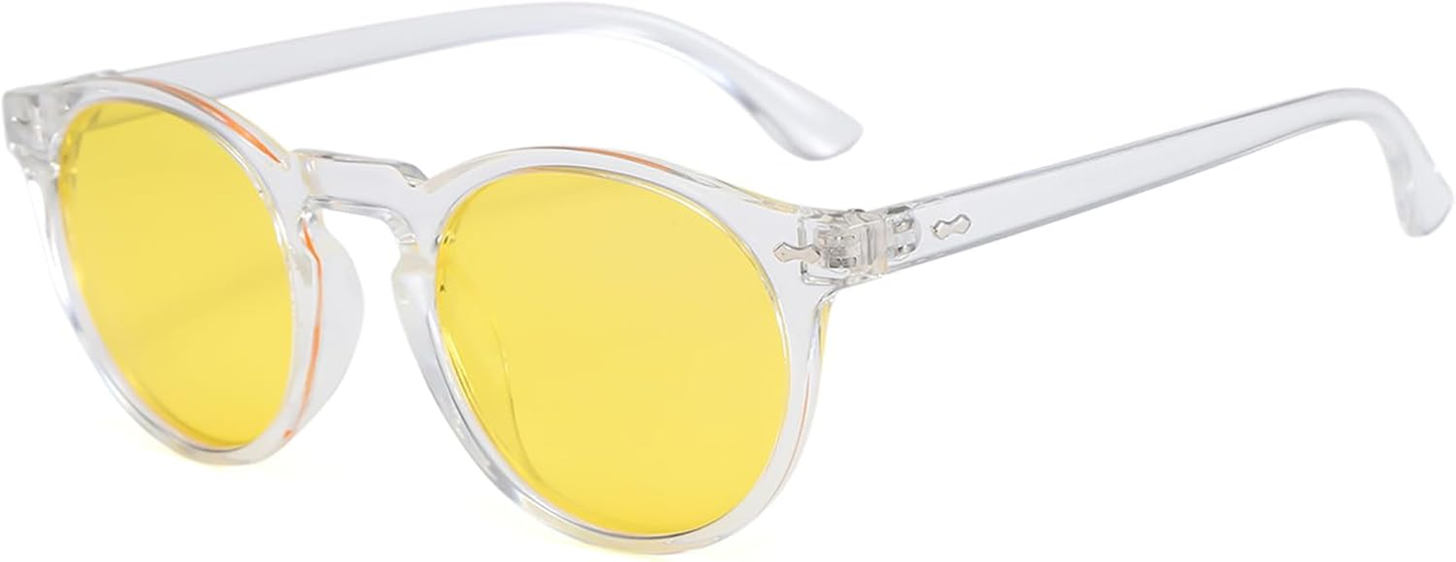 Long Keeper Retro round Polarised Sunglasses Mens Womens Small Circle Sunglasses Classic Vintage Shades Driving round Sun Glasses UV400 Protection