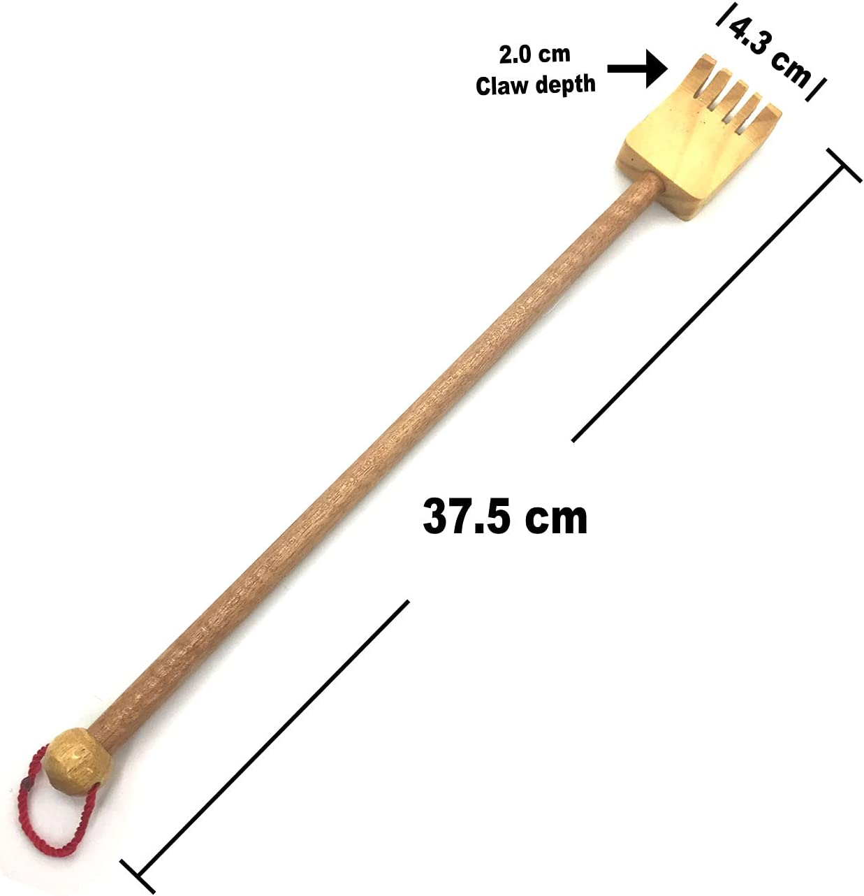 Original Hard Wooden Back Scratcher for Men & Women | Back Scratchers for Strong Heavy Use | Scratcher Back Scratcher Wooden