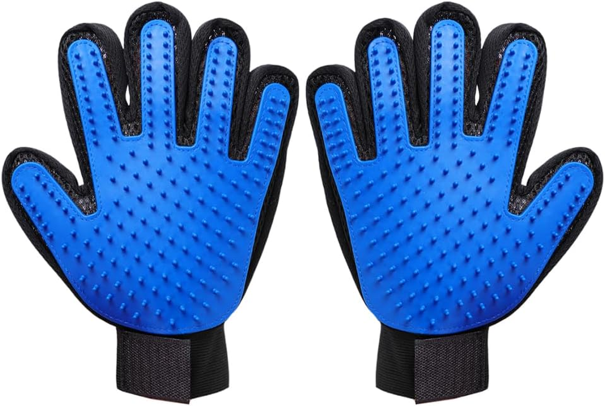 1 Pair of Grooming Glove Massage Dog Cat Cleaning Brush Bath Animals Massage Comb I Pet Brush Glove I Massage Brush I Cat Accessories Bathing and Massaging for Dogs and Cats image number 5