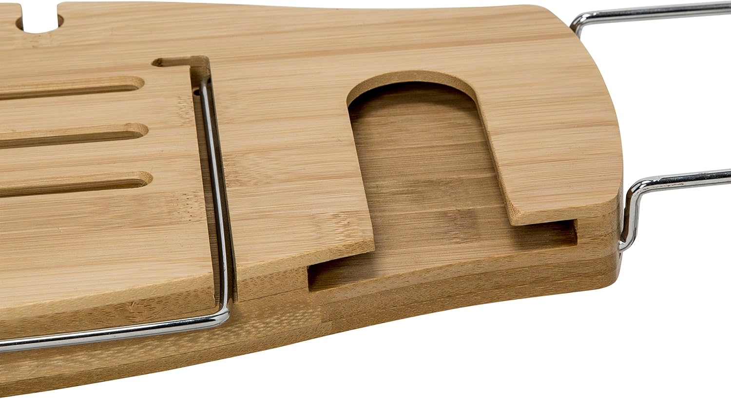 Honey-Can-Do BTH-06899 Bamboo Bath Caddy image number 4