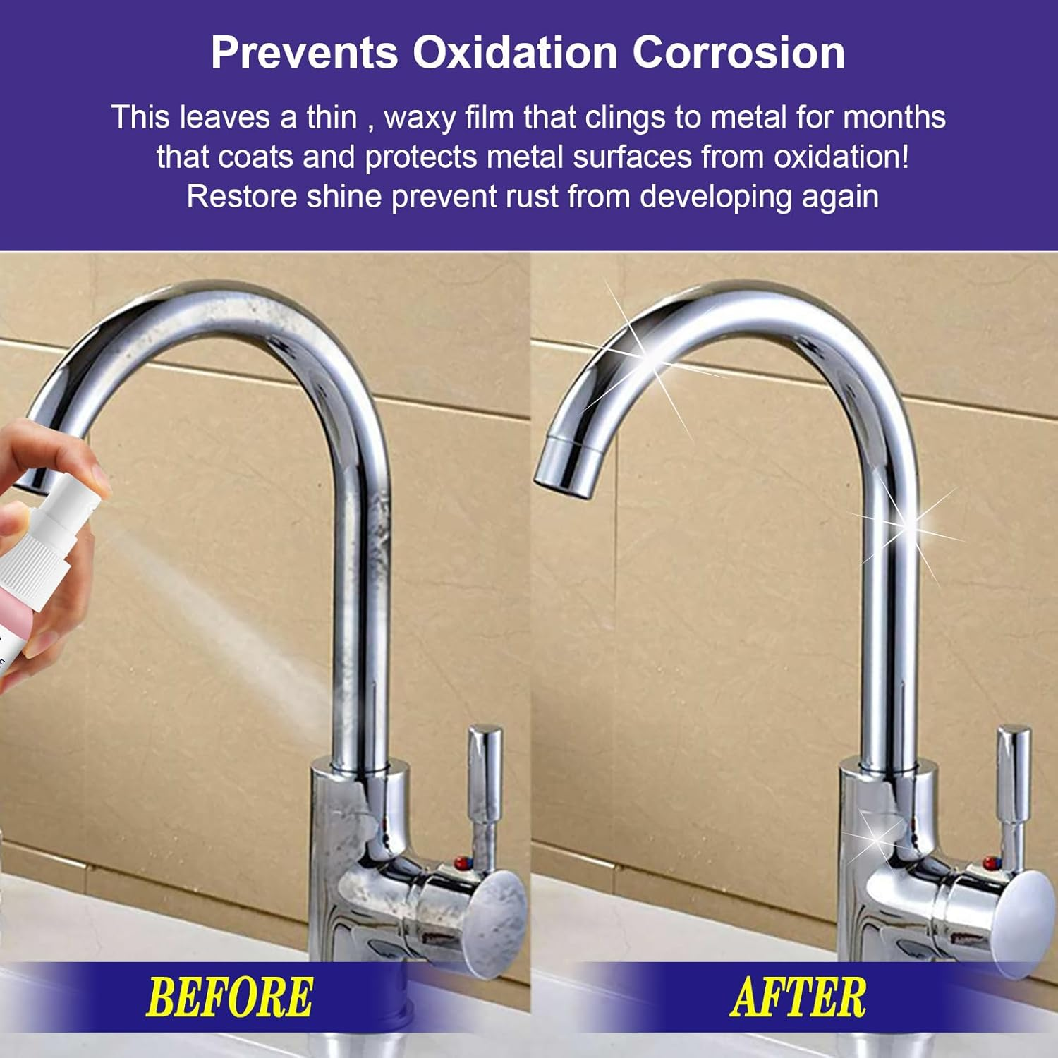 Rust Remover Spray, 30Ml, Multi-Effect Metal Oxide Remover with Long-Lasting Protection image number 6