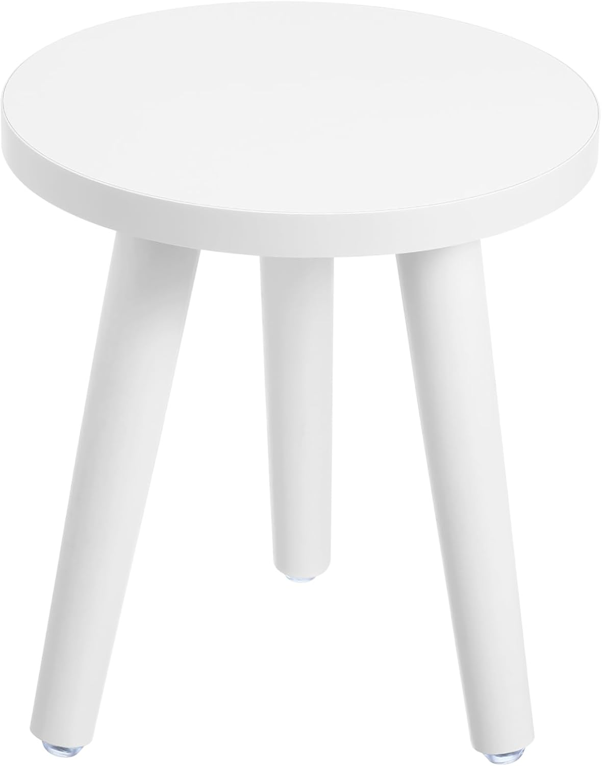 Toddmomy Plant Pot Stand Wooden Flowerpot Shelf Stool Versatile Garden Supplies 20Cm Diameter 22Cm Height White Color