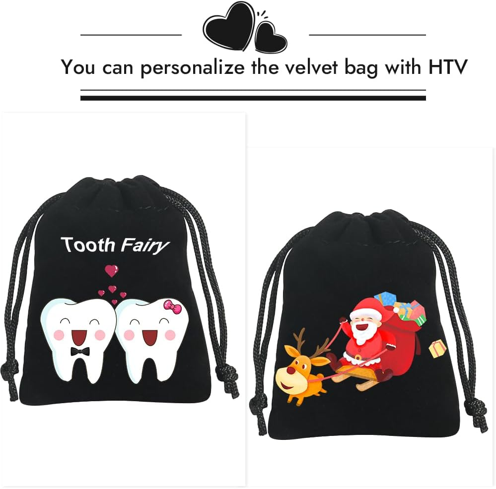 HRX Package Little Velvet Drawstring Pouches, 20Pcs Black Velvet Cloth Bags for Jewelry Small Gift (2.8" X 3.6") - Yellow image number 5