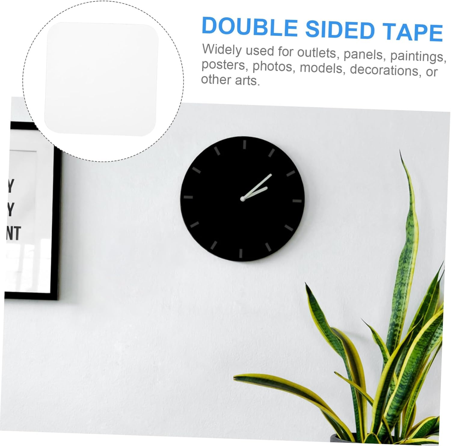 MAGICLULU 20Pcs Heavy Duty Double Sided Adhesive Tape Pads No Trace for Tiles Car Home Office image number 6