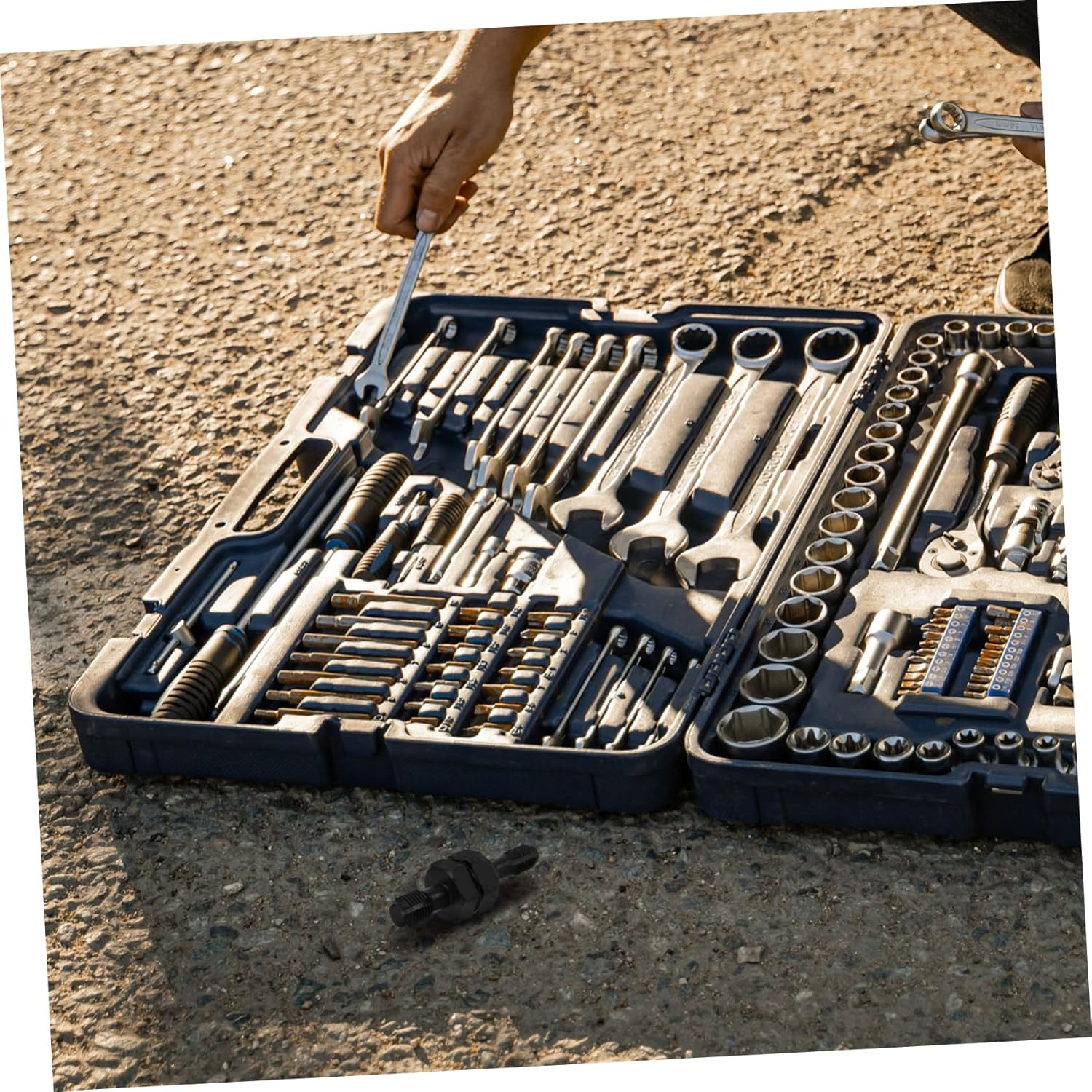 GANAZONO Spark Thread Tool Automotive Repair Kit Double-Ended Spark Thread Repair Kit image number 4