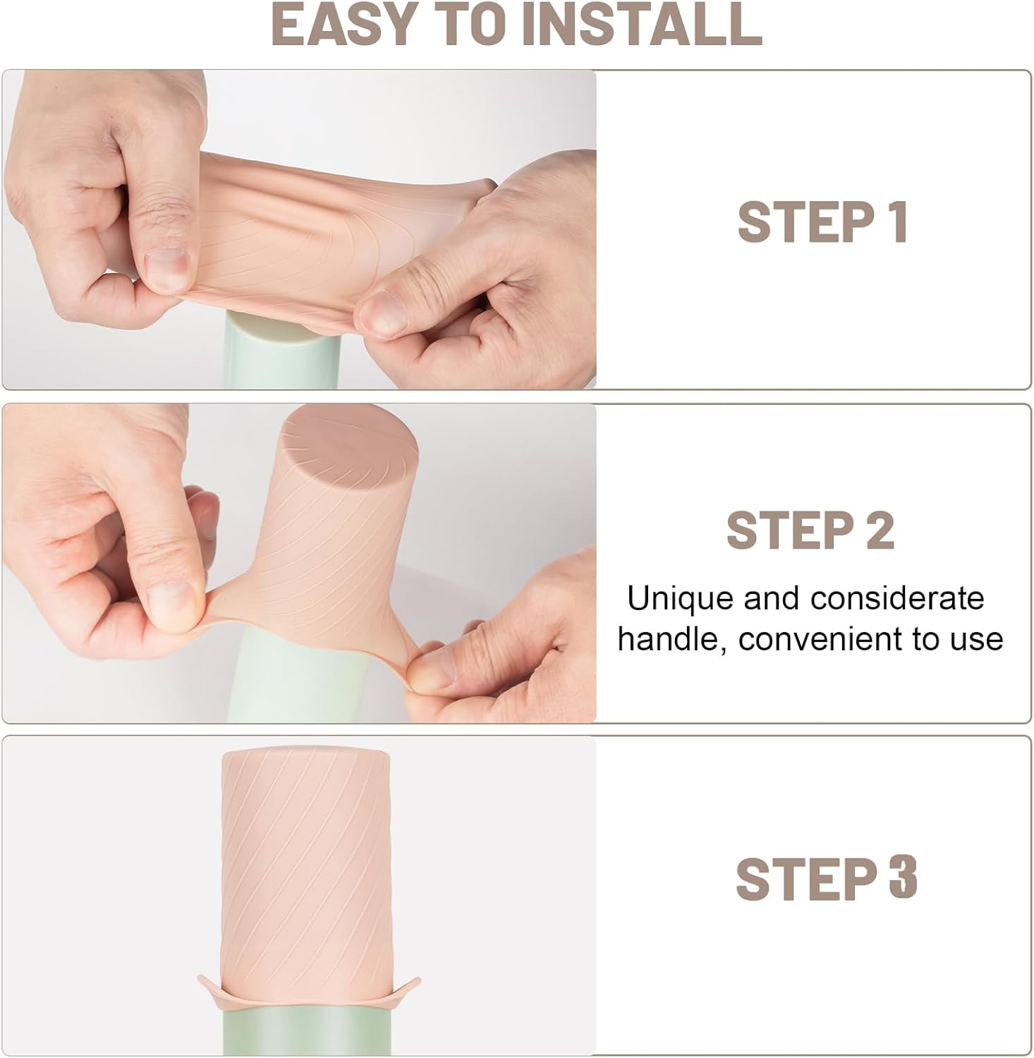 Mrsdry Bottle Covers for Travel, Leak Proofing, Travel Size Container Silicone Toiletry Sleeves, Leak Locks Travel Accessories for Shampoo Wash Body Bottles and Other Beauty and Personal Care(8Pcs) image number 4