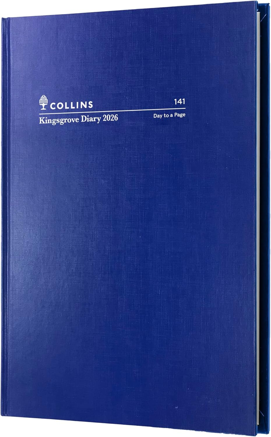 Collins - Kingsgrove 12 Month 2026 Diary/Planner, Day to Page, A4 Hard Cover - Blue image number 2