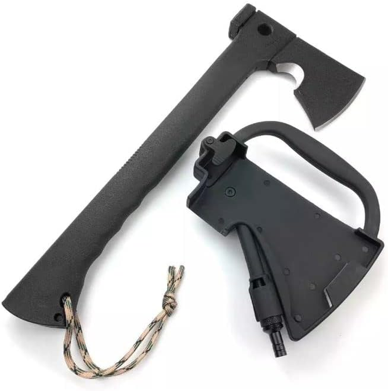 Camping Axe Survial Axe with Multitool and Durable Materials, Sharp Blade, Non-Slip Handle, Fire-Starter, Hammer Design, Rope-Cutter, Emergency Whistle, a Heavy Duty Axe for Your Next Trip image number 1