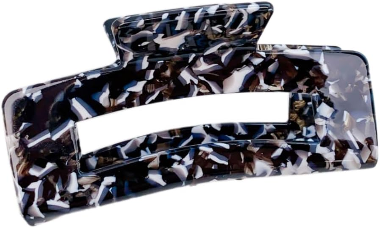 Wambere 1 X Women'S Hair Clips, Large Acetate Hair Claw Clip, Hair Clips for Thick Hair, Non-Slip Hair, Jaw Clips, Headwear, Hair Accessories, Hair Styling Accessories for Women, Girls, Black