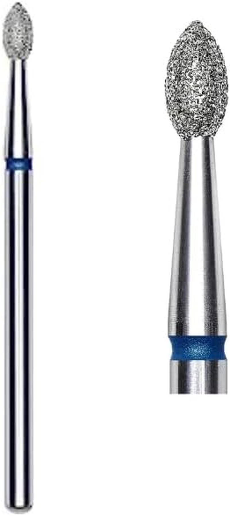 STALEKS PRO 3 X Diamond Cuticle Cutter Cutter 4.5 X 2.5Mm Olive Shape