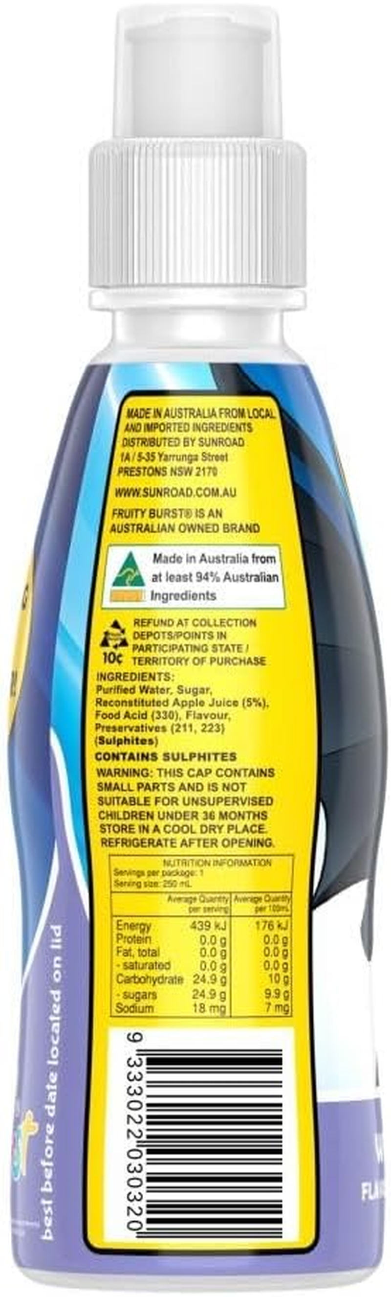 Fruity Burst, 24 X 250 Ml, Batman Wildberry Kid'S Fruit Drink image number 1