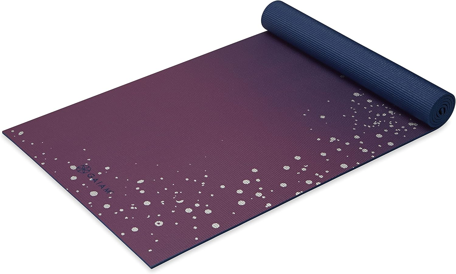 Gaiam Yoga Mat - Premium 6Mm Print Extra Thick Non Slip Exercise & Fitness Mat for All Types of Yoga, Pilates & Floor Workouts (68"L X 24"W X 6Mm Thick) - Luminary image number 4