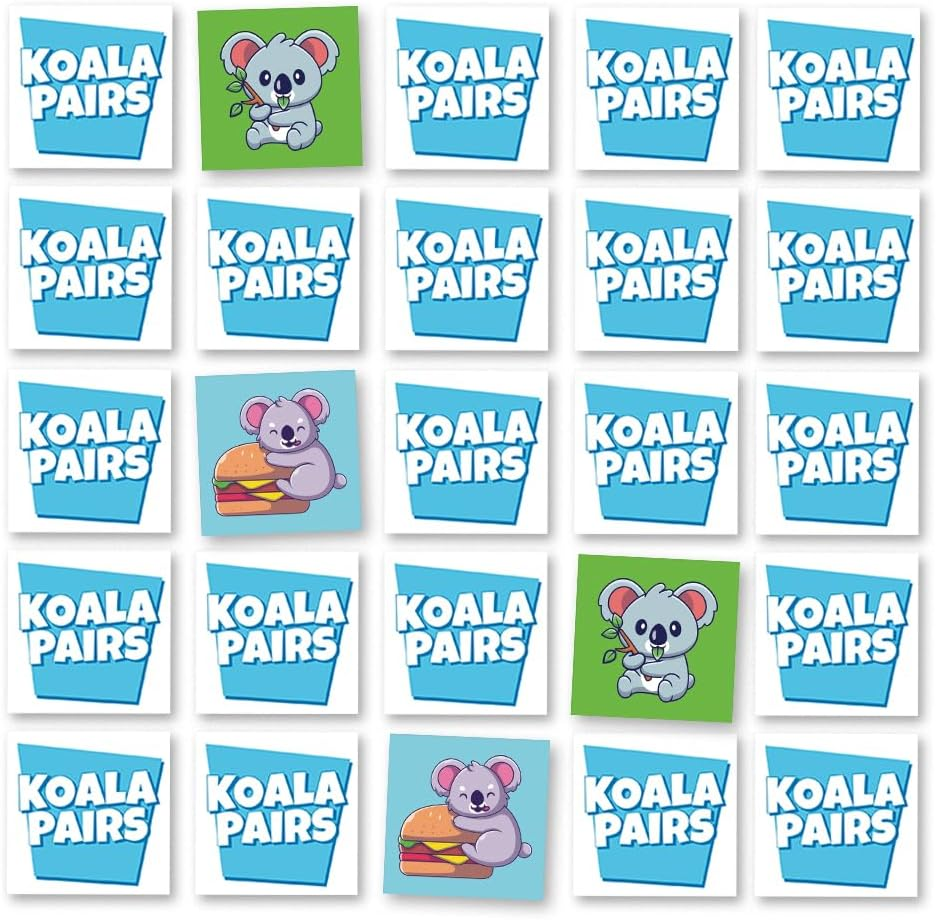 Koala Pairs Matching Game for Kids Ages 3-6 | Preschool Memory Game | Educational Board Game for Toddlers & Families | Fun Australian Animal Game | Made by Aussies image number 3
