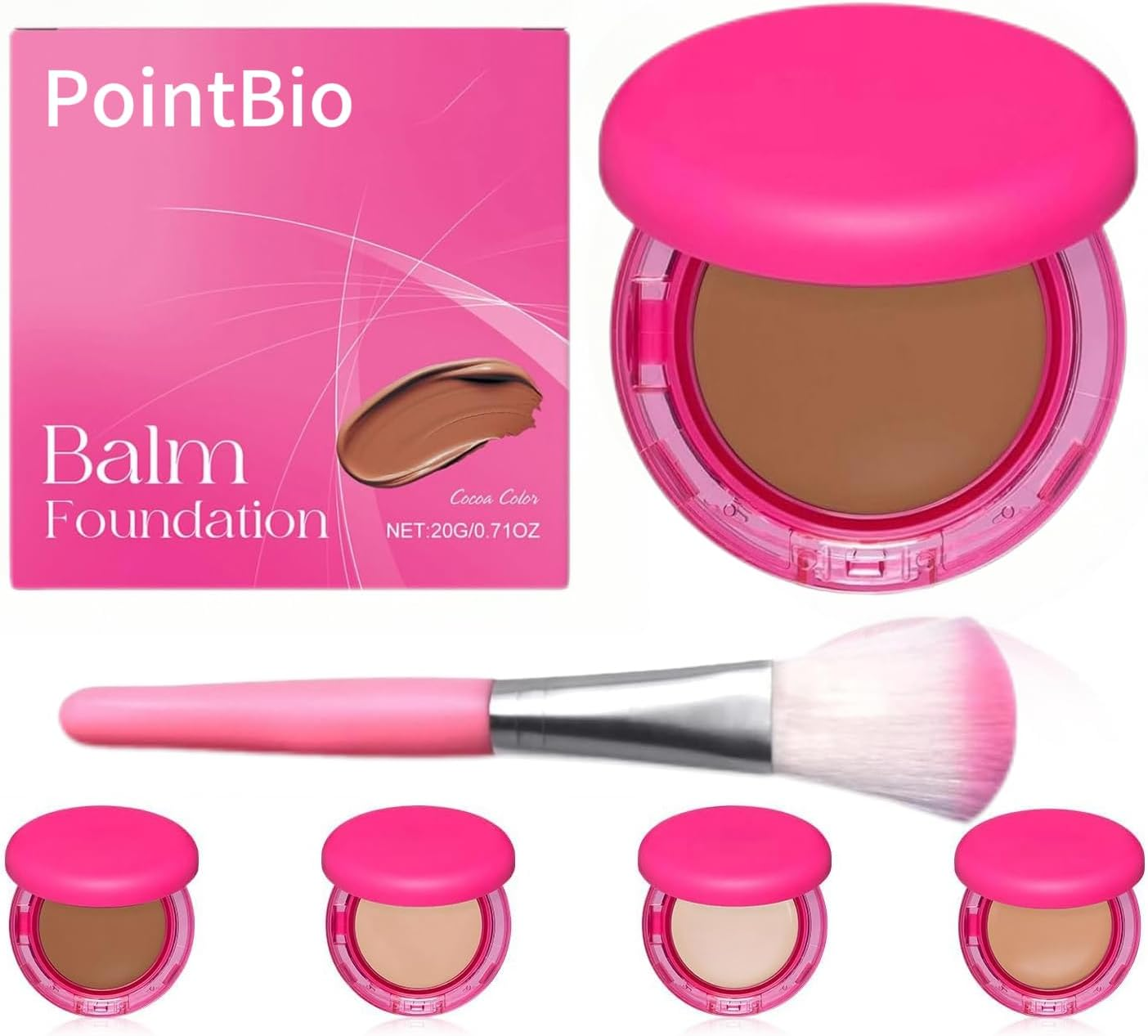 2025 Update Peptide Bounce Balm Foundation, Peptide Bounce Foundation &ndash; Hydrating, Age-Defying Makeup for Mature Skin, Natural, Medium Coverage, Blur Fine Lines, Smooths Texture (Natural Color)