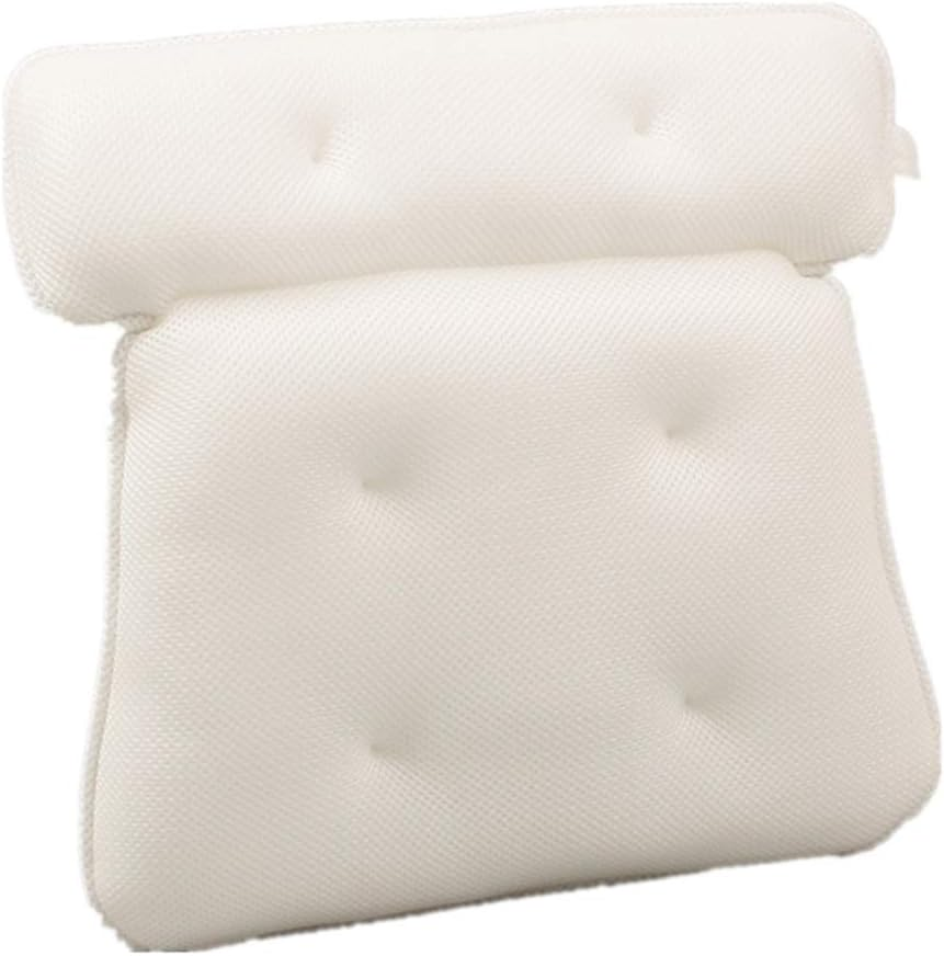 Bathtub Pillows, Bathroom Sucker Pillow SPA Pillow Bath Pillow 3D Mesh Pillow Bathtub Pillow Tub Cushion Bathroom Accessories image number 4
