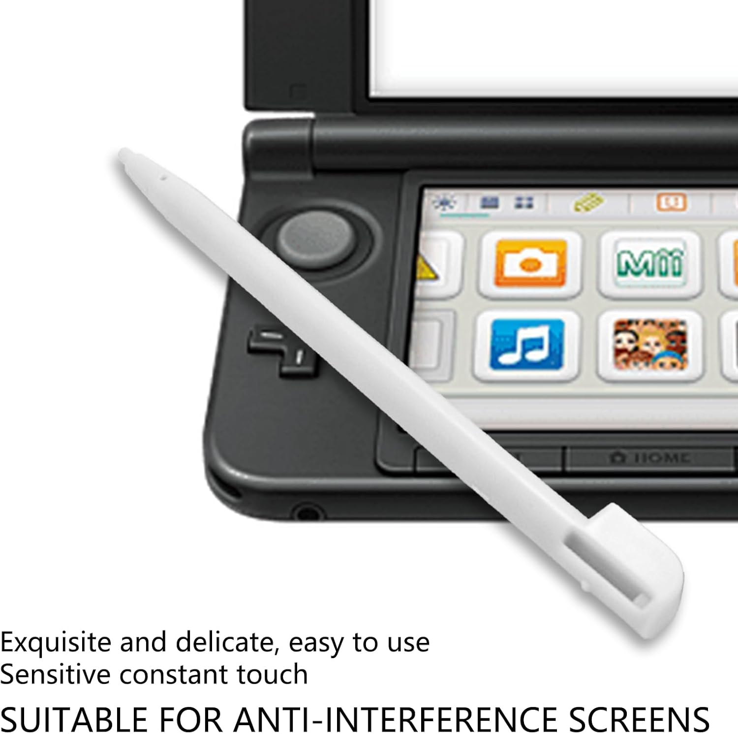 JANGJANG 8Pcs Touch Screen Stylus Pens for NDS, 5Mm Diameter Precision Tips, Compatible with Nintendo DS 3DS NDSL Consoles, 4 Colors in Pink, Blue, Black and White image number 4