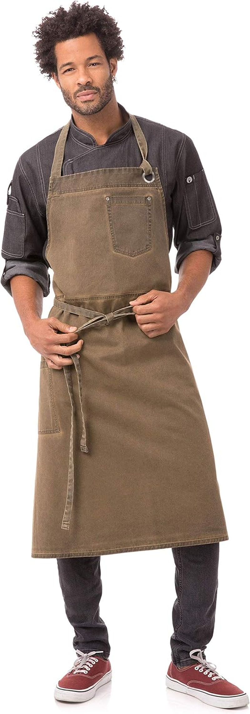 Chef Works Men'S Dorset Chefs Bib Apron