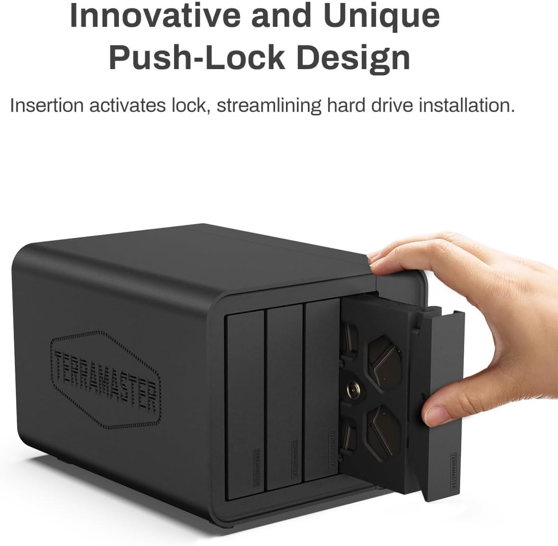 TERRAMASTER D4-320 External Hard Drive Enclosure - 4Bay USB 3.2 Gen2 10Gbps Type-C USB Storage Hot Swappable Plug and Play (Diskless) image number 1