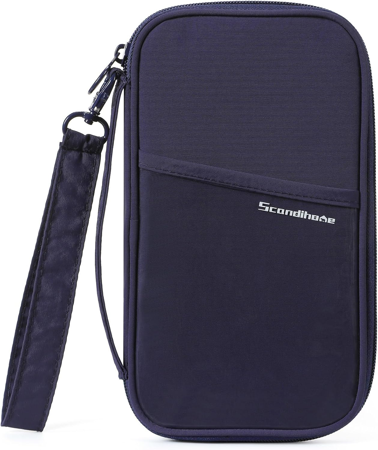 SEPWIK Travel Passport Wallet RFID Family Passport Holder with Hand Strap, Waterproof Travel Document Organizer for Credit Card, Boarding Pass, ID, Money, Flight Tickets Scandihome Series