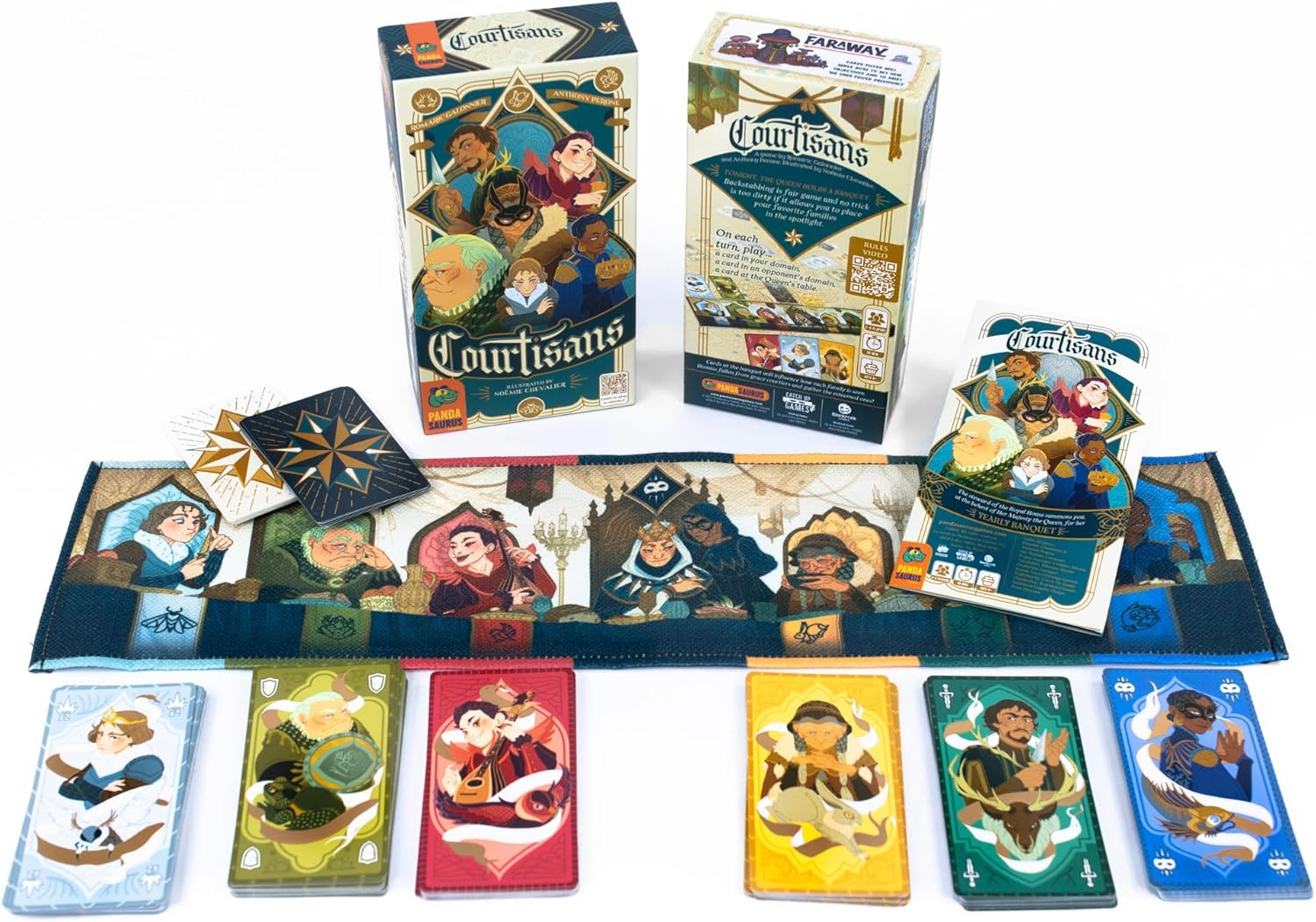Pandasaurus Courtisans Card Game image number 3