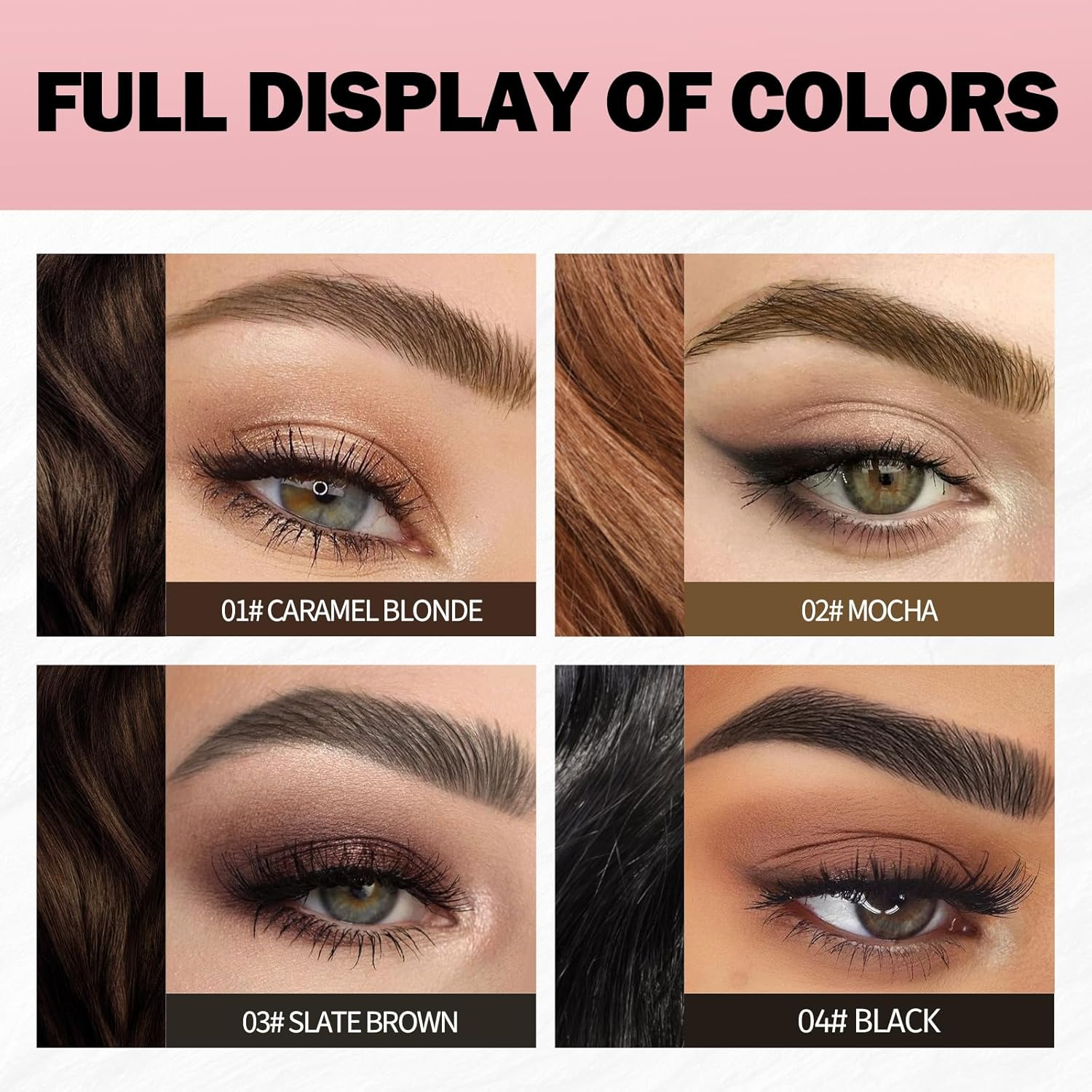 Anglicolor Eyebrow Pen Simple and Easy to Use，Microblading Pen for Eyebrows Creates Hair-Like, Natural-Looking, 3D Eyebrows,All-Day, Long-Lasting Makeup Effect (03 SLATE BROWN) image number 1