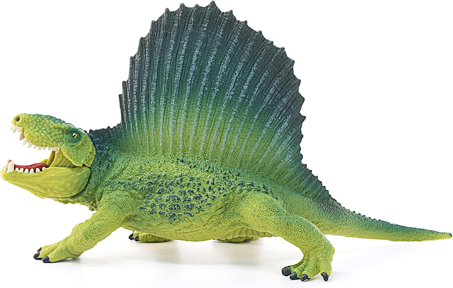 Schleich Dinosaurs, Realistic Dinosaur Figurines for Boys and Girls, Dimetrodon Toy Figurine, Green, Ages 4+