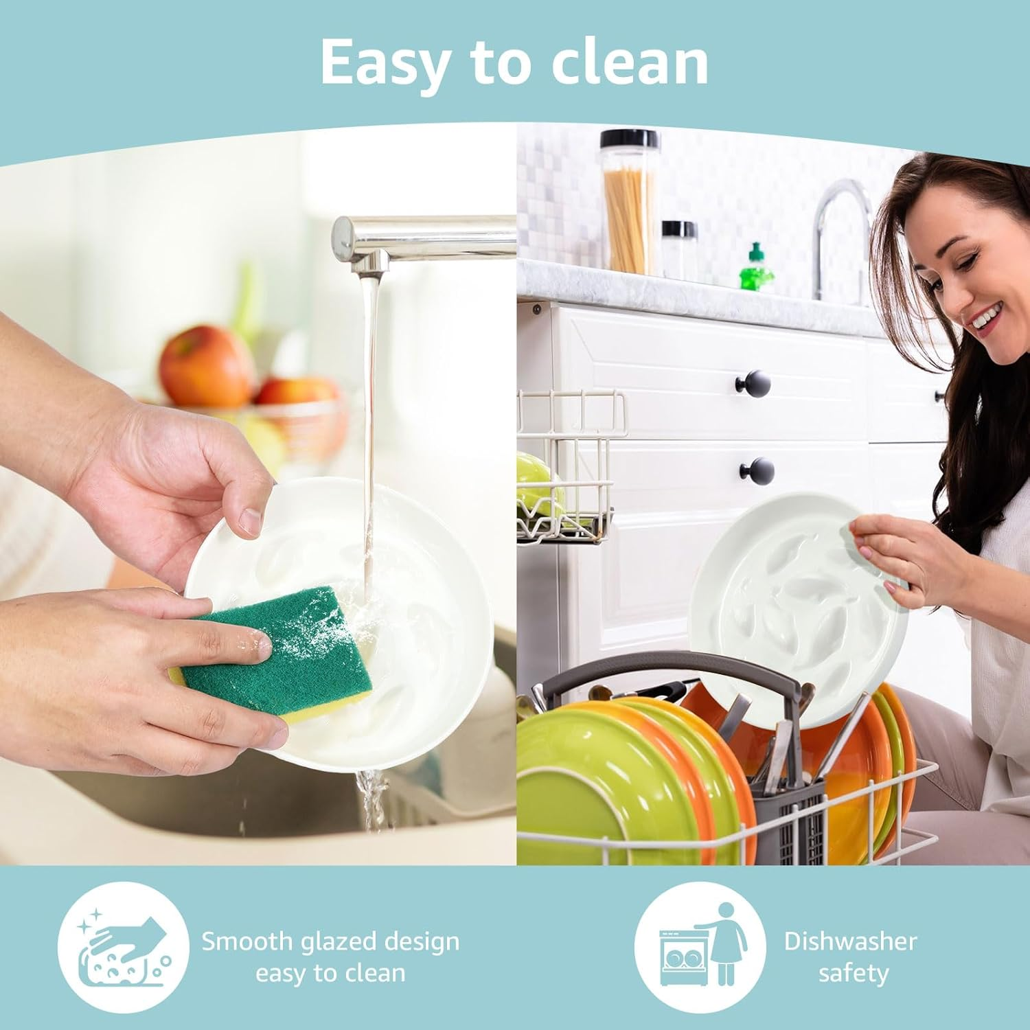 Slow Feed Dish for Cats and Small Dogs with Non Slip Mat Raised Edge Slow Eating Cat Bowls anti Vomiting anti Gulping Healthy Eating Diet Pet Bowls Reusable Slow Feeder Dish Fish Shape Design Pet Food image number 4