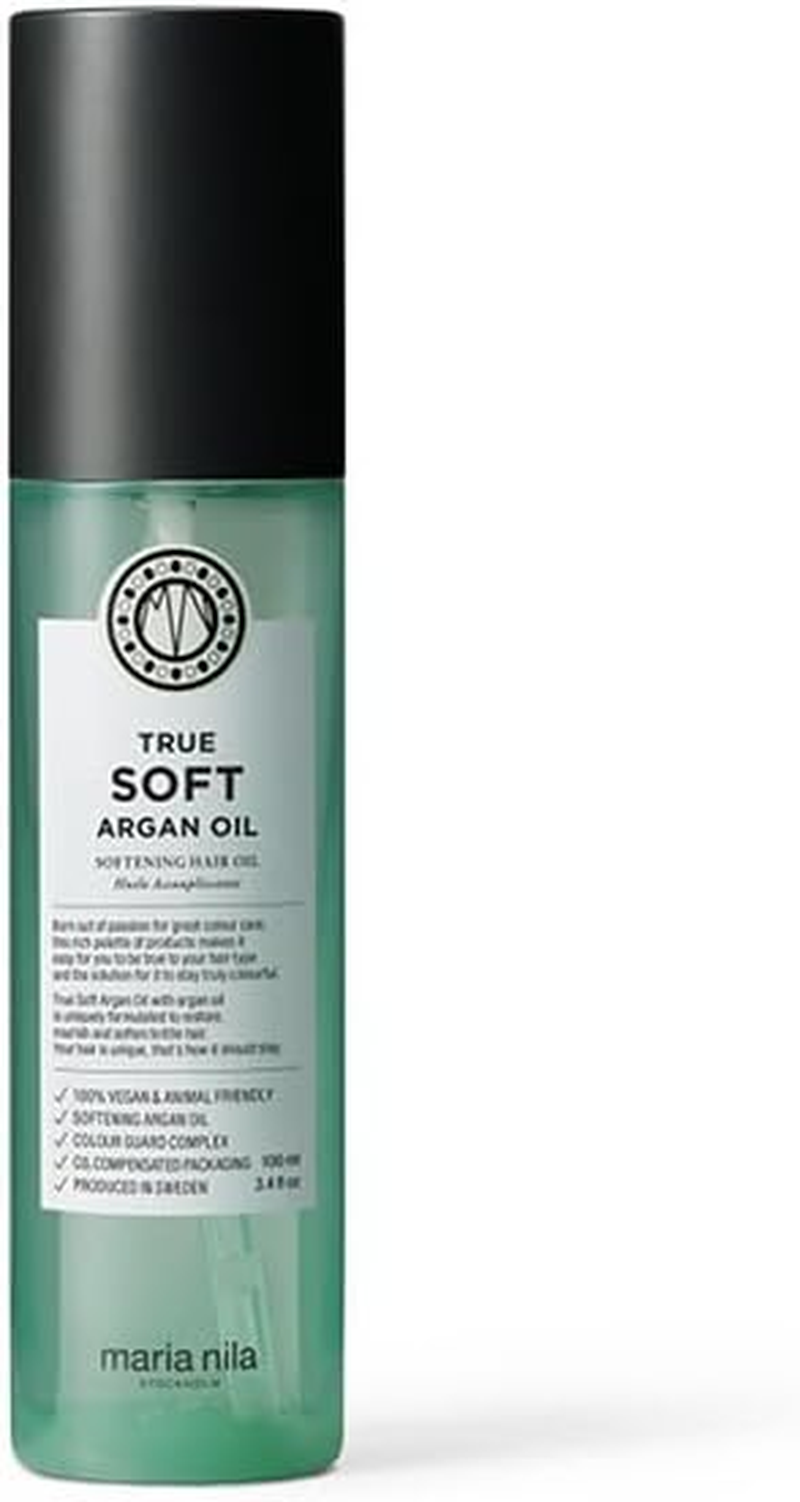 Maria Nila True Soft, Hair Mask 250 Ml, for Dry Hair, Argan Oil Remoisturises & Reduces Frizz, 100% Vegan & Sulfate/Paraben Free image number 2