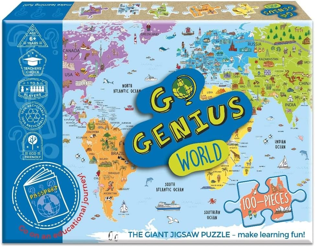 World the Giant Jigsaw Puzzle (100 Pieces)