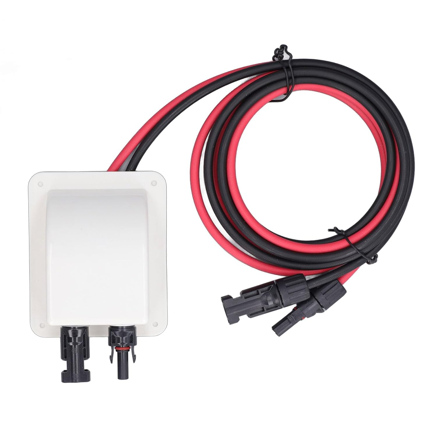 Solar Cable Entry Gland with 2M 10AWG Solar Extension Cable,Through Rv Roof Solar Entry Housing for Waterproof Solar Junction Box on Rv,Boat,Van image number 4