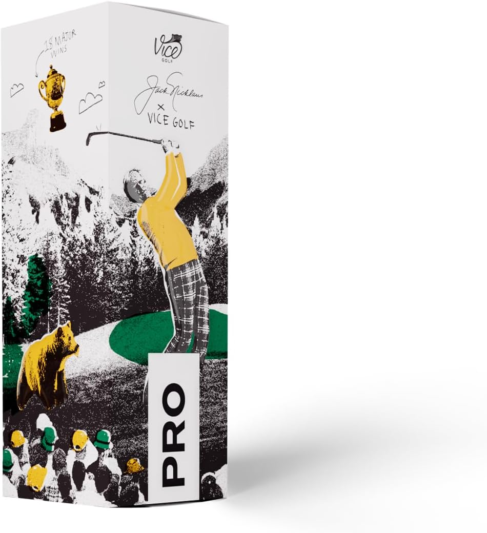 Vice Pro Bear Jack Nicklaus Limited Edition Golf Balls