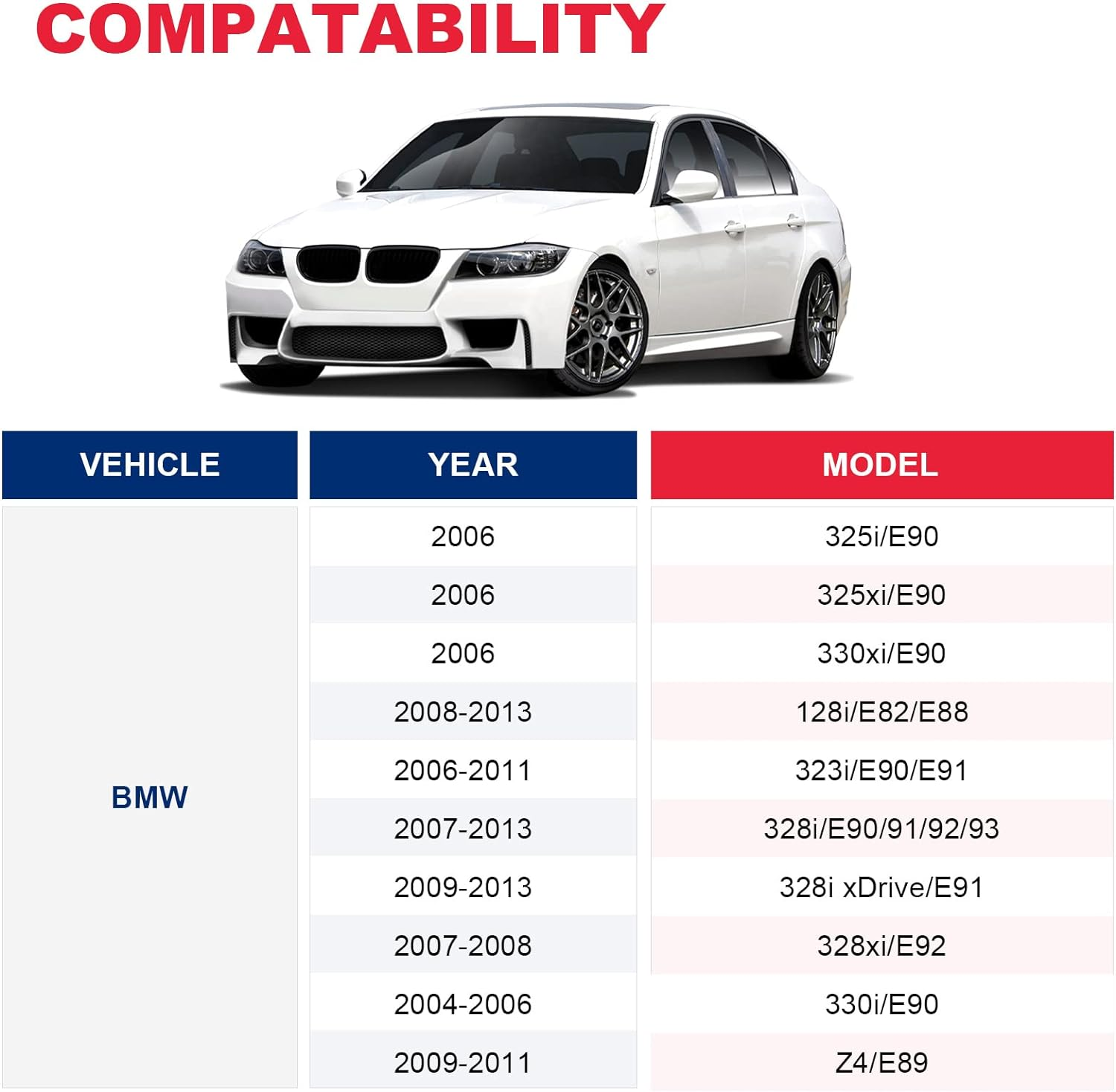 Engine Upper Radiator Coolant Water Hose Pipe Compatible with BMW E82 E88 E92 E91 E90 Z4 128I 323I 325I 328I 330I Replace 17127531579 image number 5
