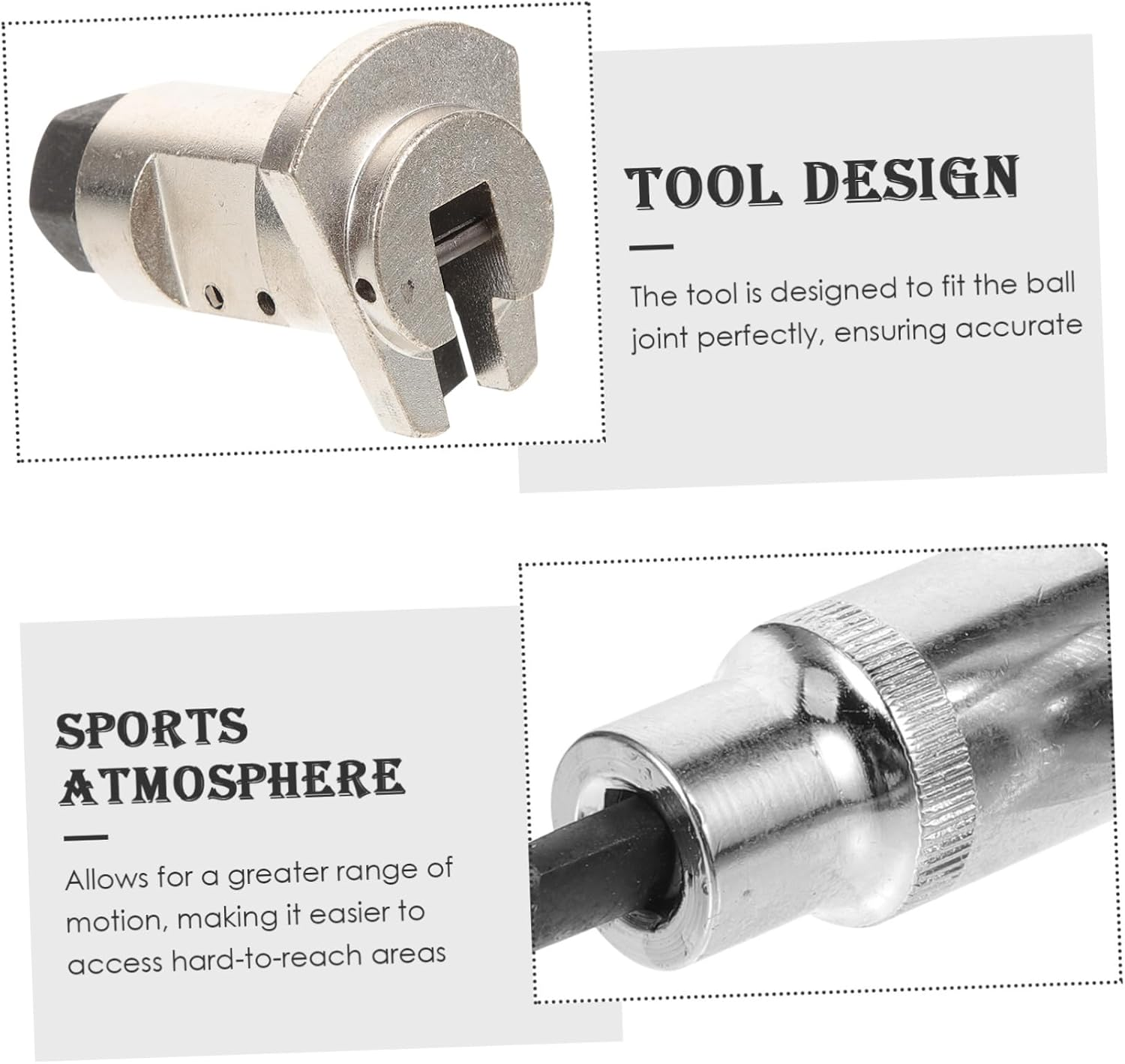 Angoily 3Pcs Suspension Separator and Spreader Tool Set, Car Shock Absorber Strut Remover for Automotive Steering and Suspension System Maintenance Random Color image number 4