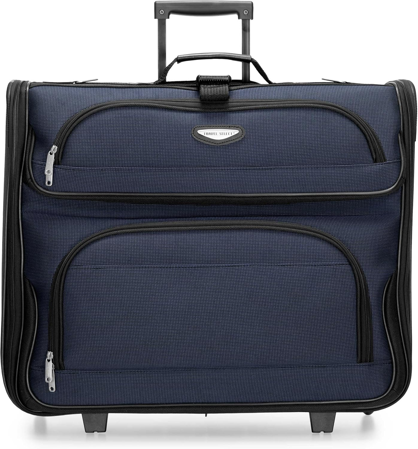 Travel Select Amsterdam Rolling Garment Bag Wheeled Luggage Case, Navy (23-Inch) - Navy image number 6